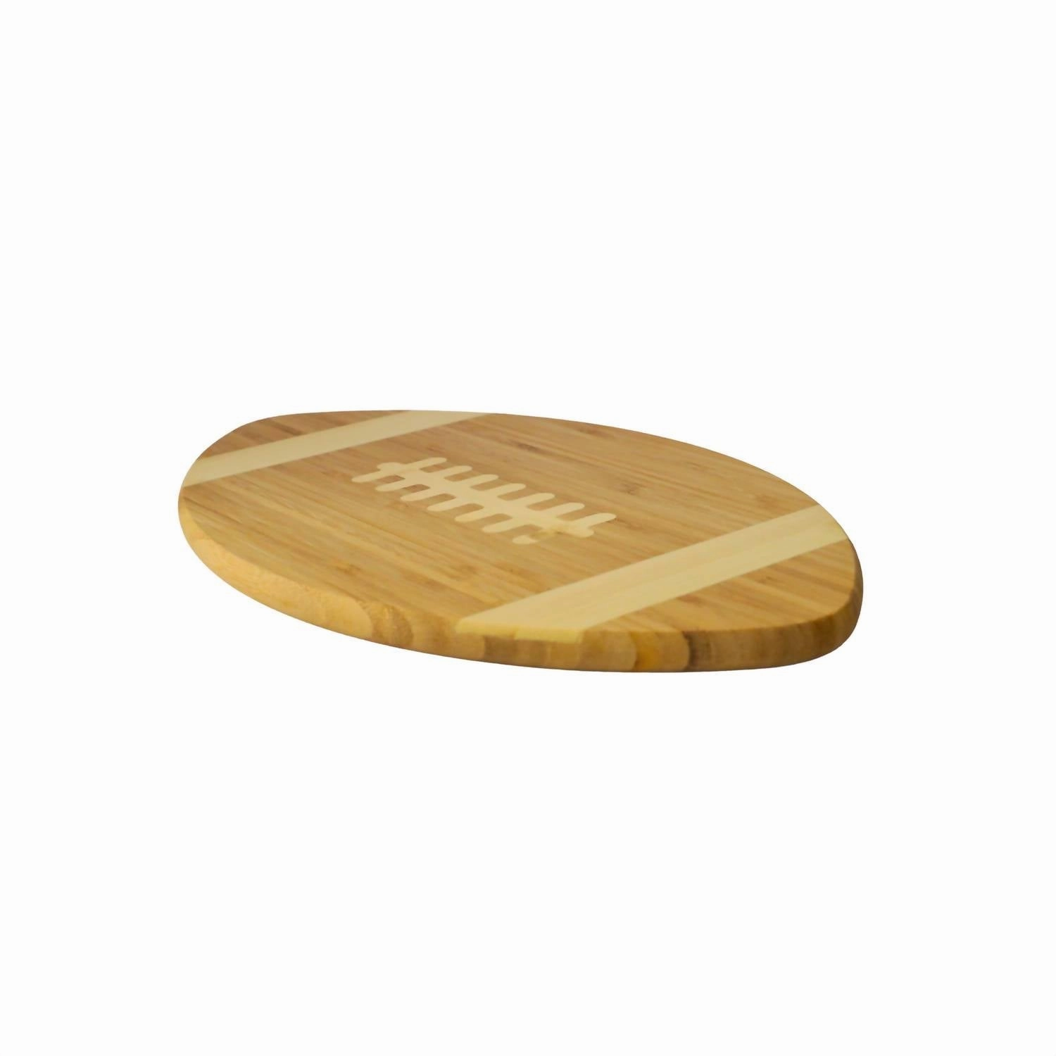 Bamboo Football Cutting Board In Natural