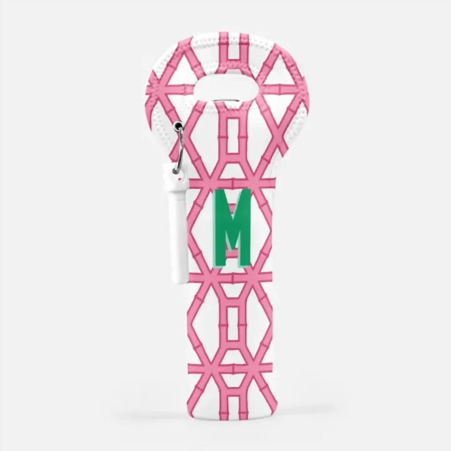 Bamboo Wine Bag In Pink