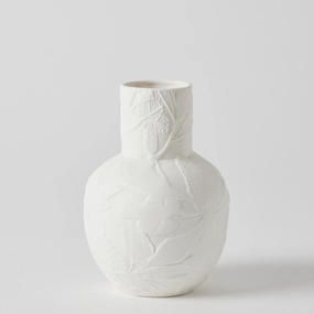 Banksia Round Vase Small - White Cheap Vases for home