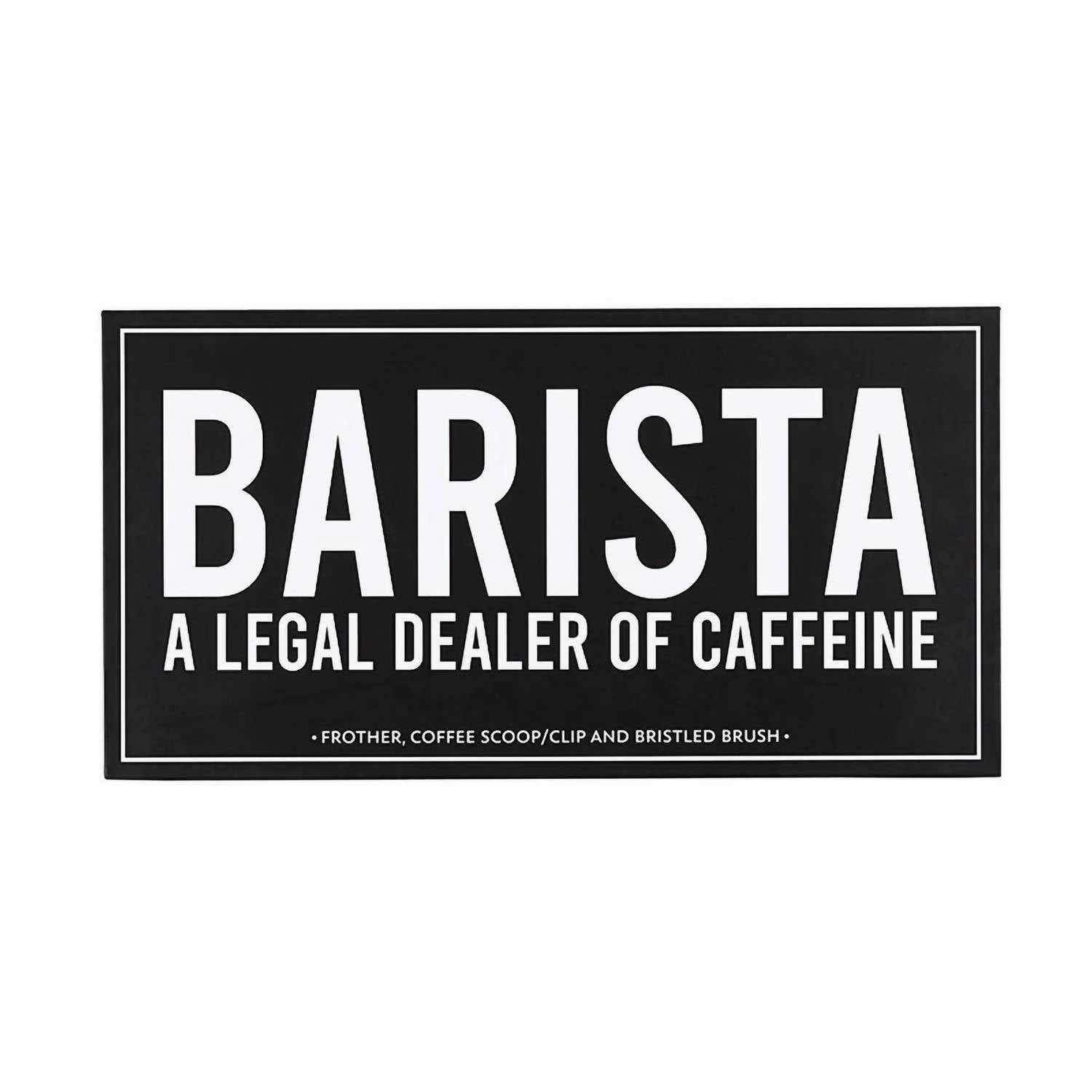 Barista Book Box In Silver/beige