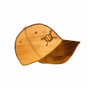 Baseball Cap Wood Board In Natural Cutlery knife sets deals