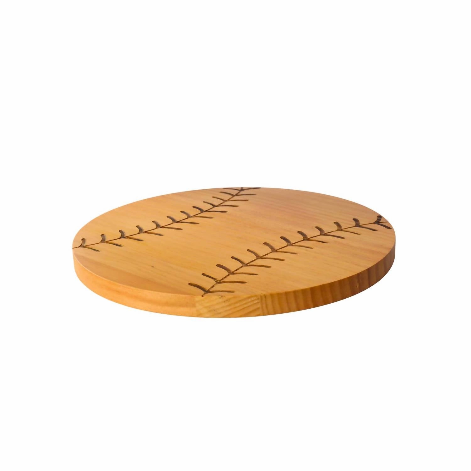 Baseball Wood Board In Natural
