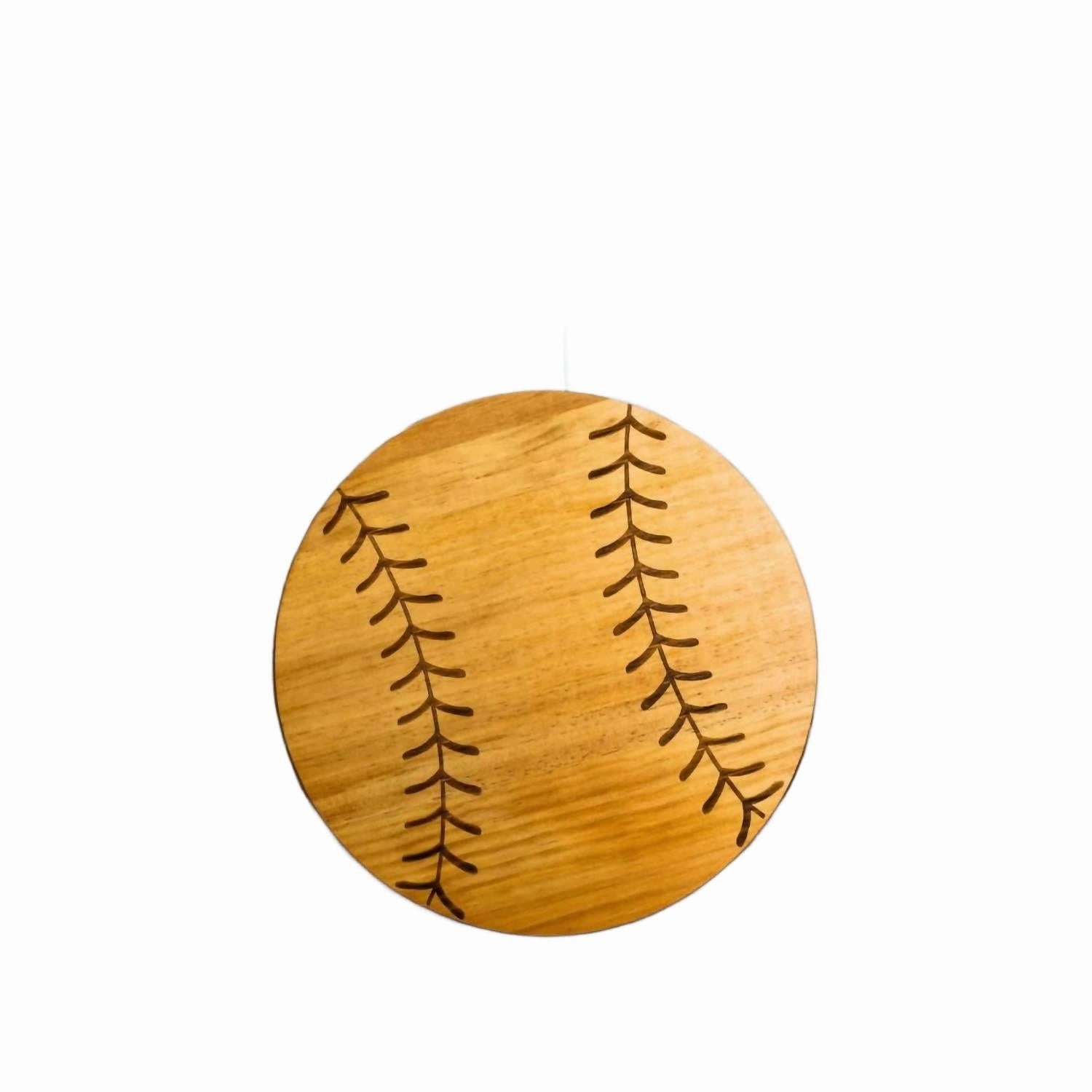Baseball Wood Board In Natural
