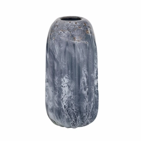 Basin Large Glass Vase 15.5x30.5cm Blue Cheap Vases for home