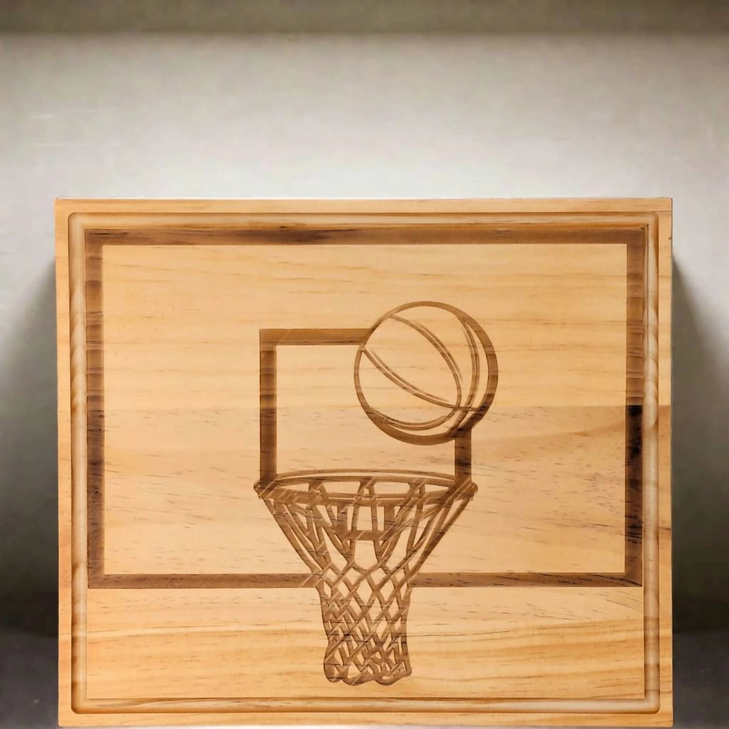 Basketball Backboard Wood Board In Natural