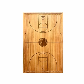 Basketball Court Wood Board In Natural Cutlery knife sets deals