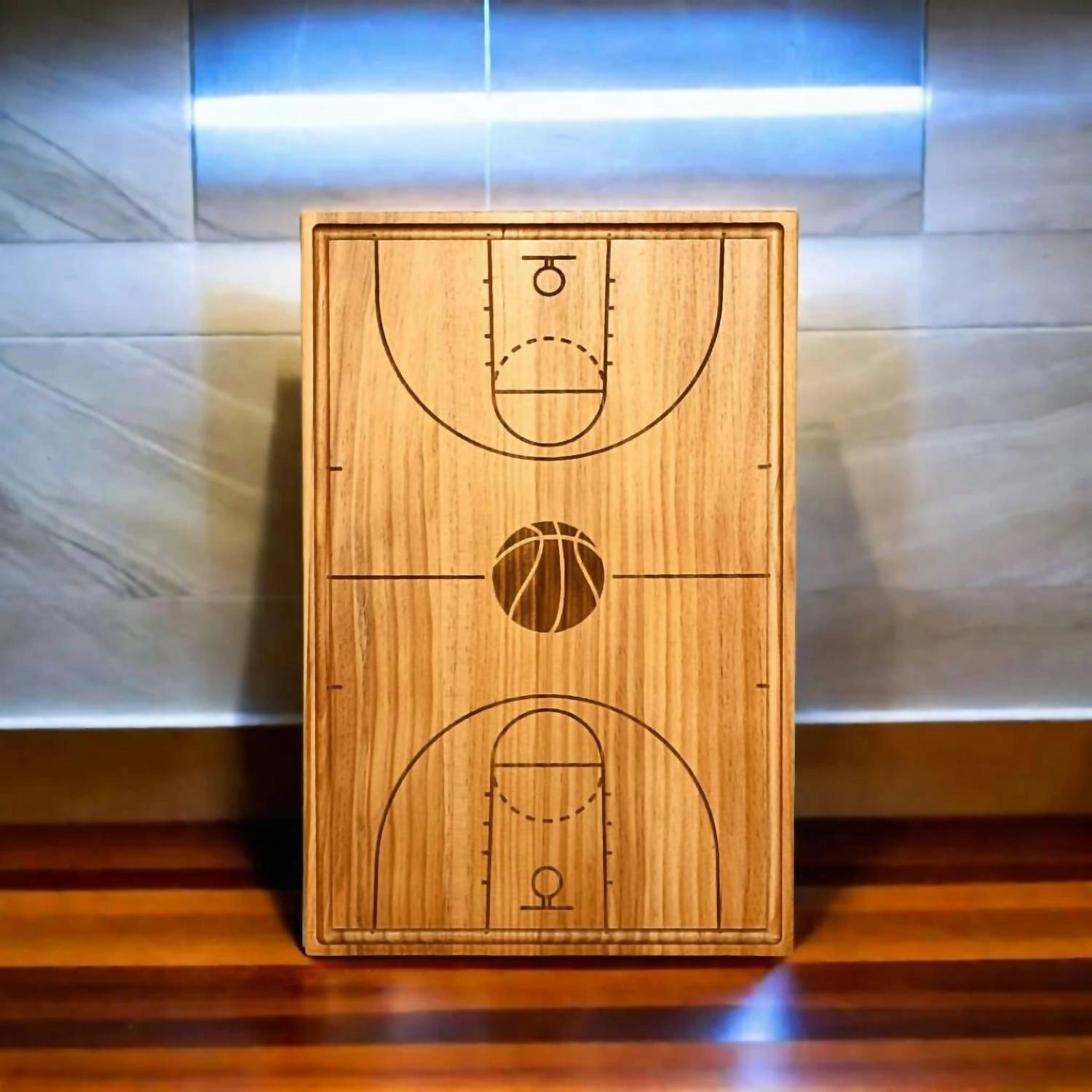 Basketball Court Wood Board In Natural