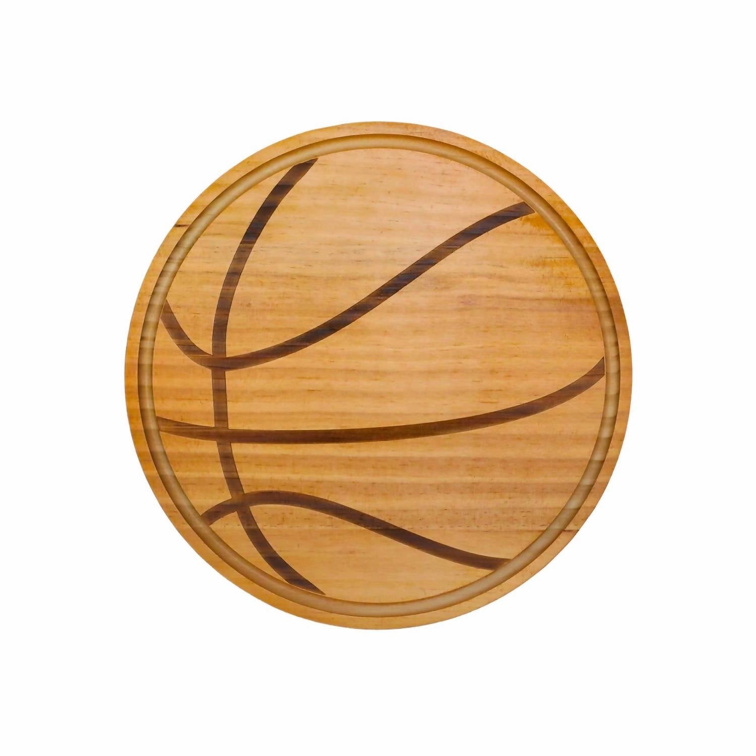 Basketball Wood Board In Natural Cutlery knife sets deals