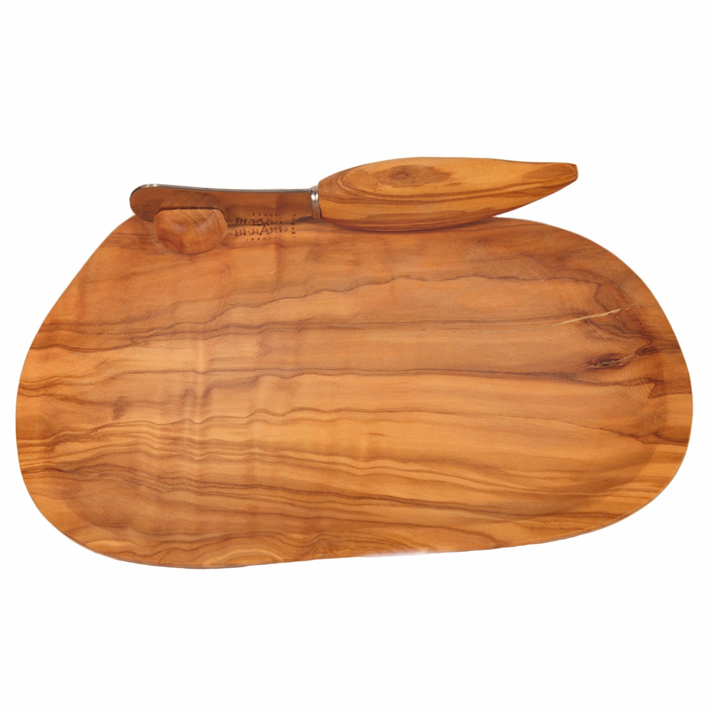 Berard France Olive Wood Handcrafted Butter Dish & Knife Cooking Tools & Accessories kitchen gear sale
