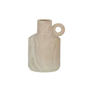 Berat Ceramic Urn Vase 38.5cm Sand Cheap Vases for home