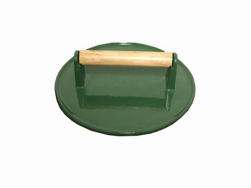 BergHOFF 9" Cast Iron Steak Press, Green Cookware holiday sale