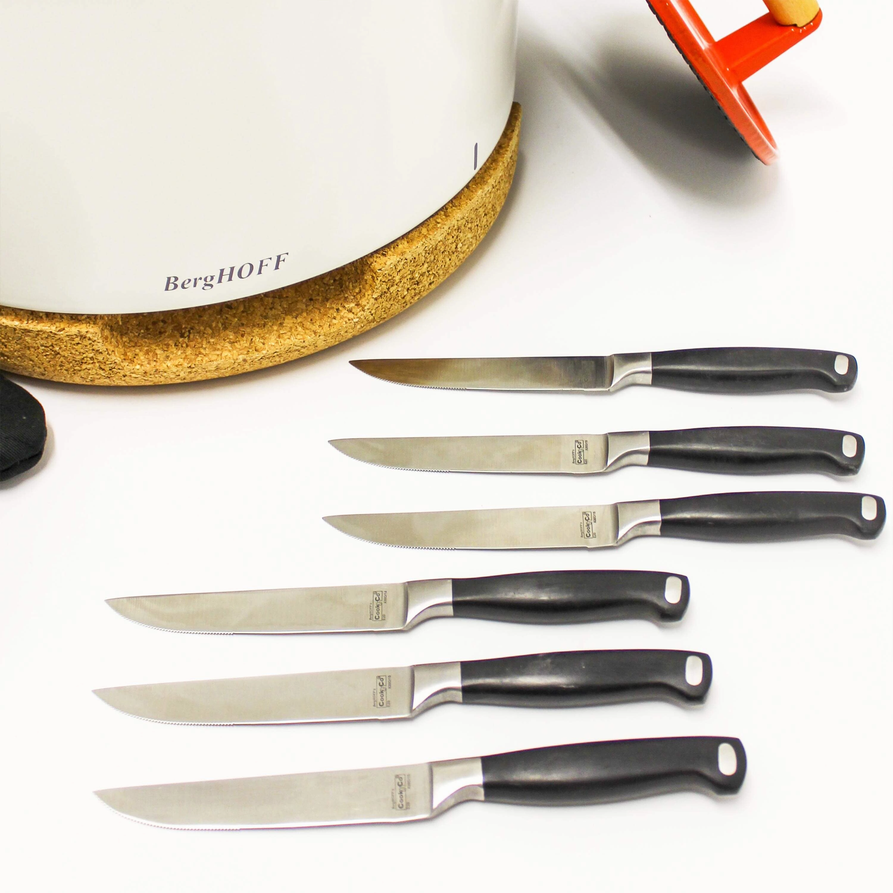 BergHOFF Bistro Stainless Steel Steak Knife, Set of 12