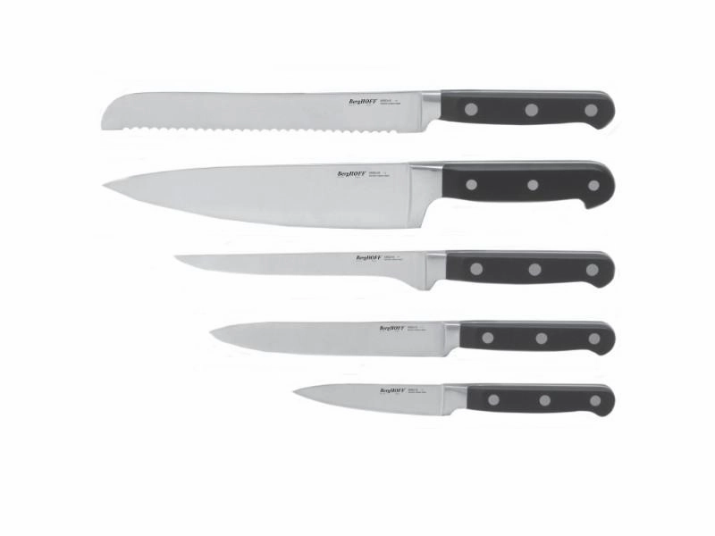 BergHOFF Contempo 5Pc German Steel Knife Set Cutlery outlet discounts
