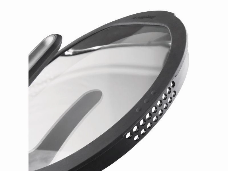 BergHOFF GEM 10.25" Non-Stick Covered 2-Handled Saut Pan, 4.1 Qt, Grey