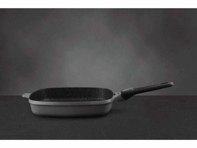 BergHOFF GEM 11" Non-Stick Grill Pan, Grey