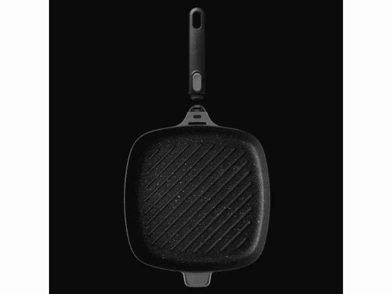 BergHOFF GEM 11" Non-Stick Grill Pan, Grey