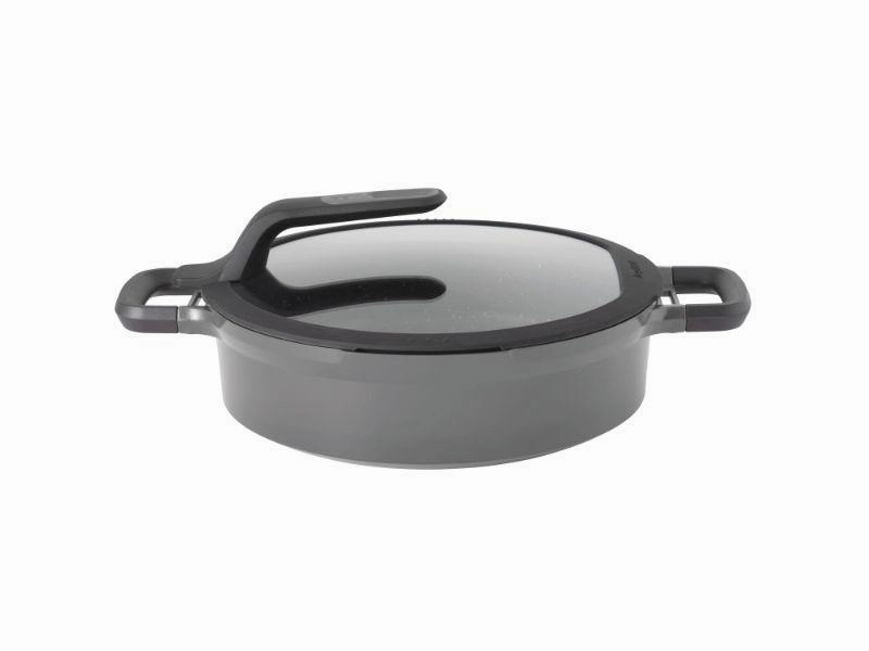 BergHOFF GEM 11" Stay-Cool Two-Handled Saut Pan 4.9 Qt, Grey Cookware holiday sale