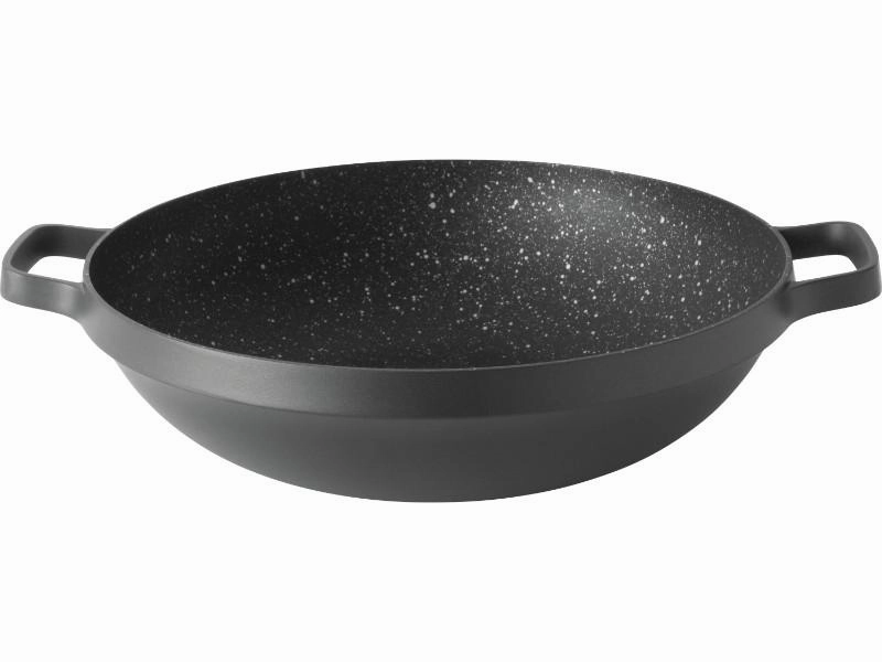 BergHOFF GEM  12.5" Non-Stick  12.5" Covered Chinese Wok 5.7Qt