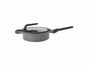 BergHOFF GEM 3.5 Qt Stay-Cool Covered Saut Pan 10", Grey Cookware holiday sale