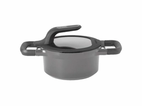 BergHOFF GEM 6.25" Non-Stick Covered Casserole, 1.6 Qt, Grey Cookware holiday sale