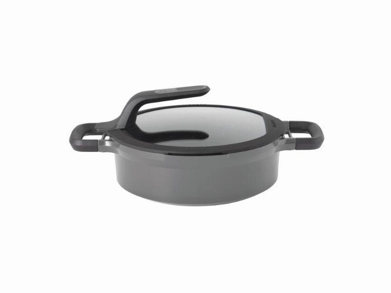 BergHOFF GEM 9.5" Stay-Cool Two-Handled Saut Pan 3.5 Qt, Grey Cookware holiday sale