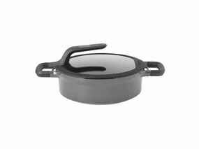 BergHOFF GEM 9.5" Stay-Cool Two-Handled Saut Pan 3.5 Qt, Grey Cookware holiday sale