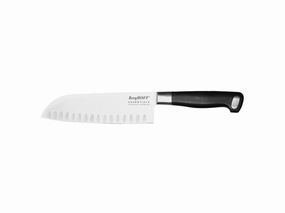 BergHOFF Gourmet 7" Steel Scalloped Santoku Knife Cutlery outlet discounts
