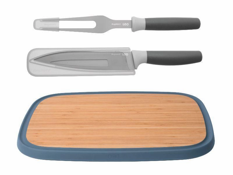 BergHOFF Leo 3pc Complete Carving Set with Cutting Board Cutlery outlet discounts