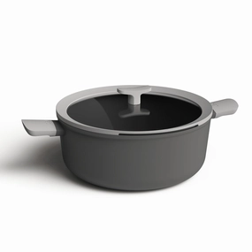 BergHOFF Leo Covered Non-Stick Stockpot, Grey Cookware holiday sale