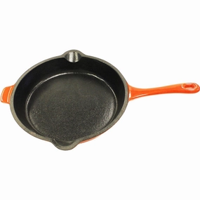 BergHOFF Neo 10" Cast Iron Fry Pan, Orange Cookware holiday sale