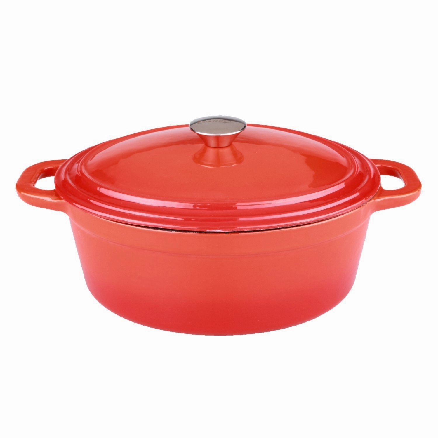 BergHOFF Neo 8Qt Cast Iron Oval Covered Dutch Oven, Orange Cookware holiday sale