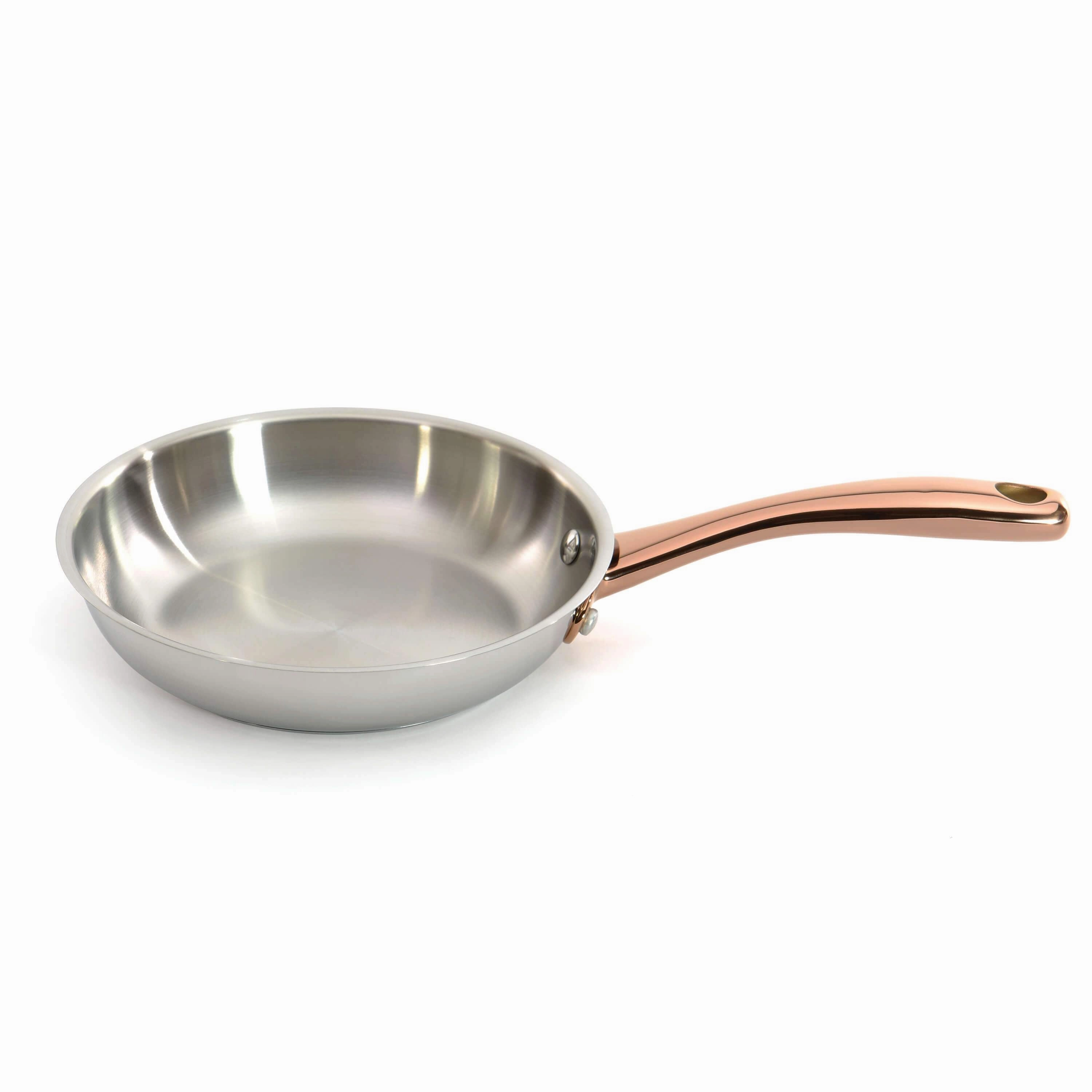 BergHOFF Ouro Gold 11Pc 18/10 Stainless Steel Cookware Set with SS Lids