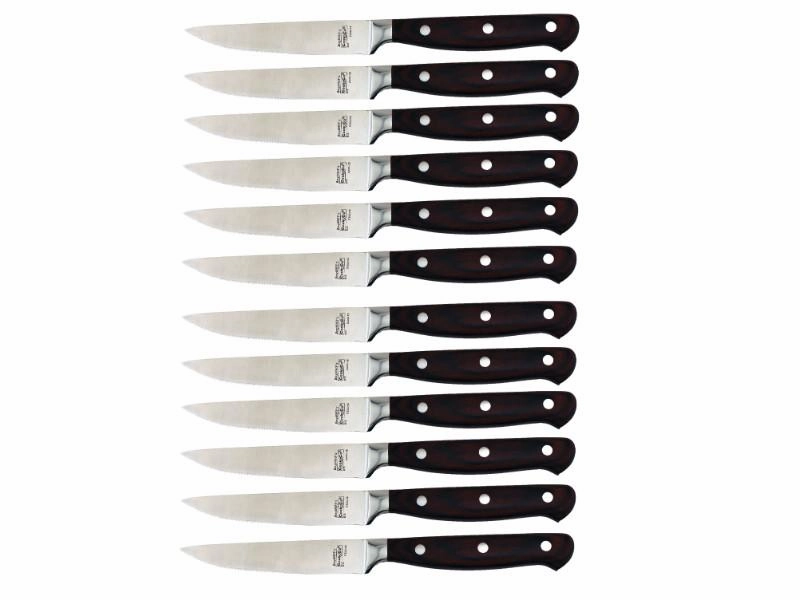 BergHOFF Pakka 12Pc Stainless Steel Steak Knife Set Cutlery outlet discounts