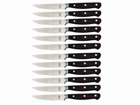 BergHOFF Pakka 12Pc Stainless Steel Steak Knife Set Cutlery outlet discounts
