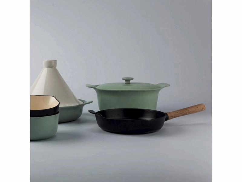 BergHOFF Ron 11" Cast Iron Covered Dutch Oven 5.5Qt, Green