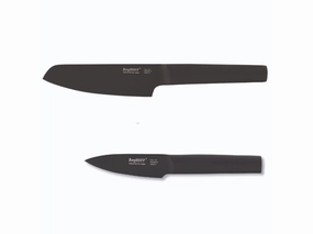 BergHOFF RON Cutlery Set Vegetable & Paring 2pc Black Cutlery outlet discounts