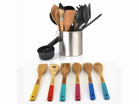 BergHOFF Studio 29Pc Nylon and Bamboo Tool Set Cooking Tools & Accessories outlet tools
