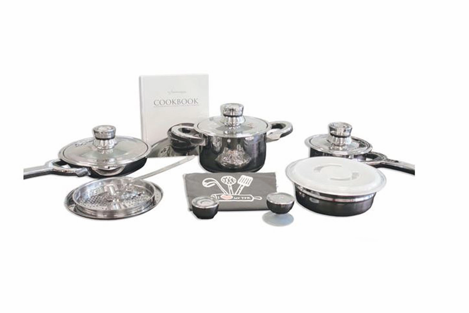 BergHOFF TFK Gourmet Collection 15pc 18/10 SS Cookware Set Cookware holiday sale