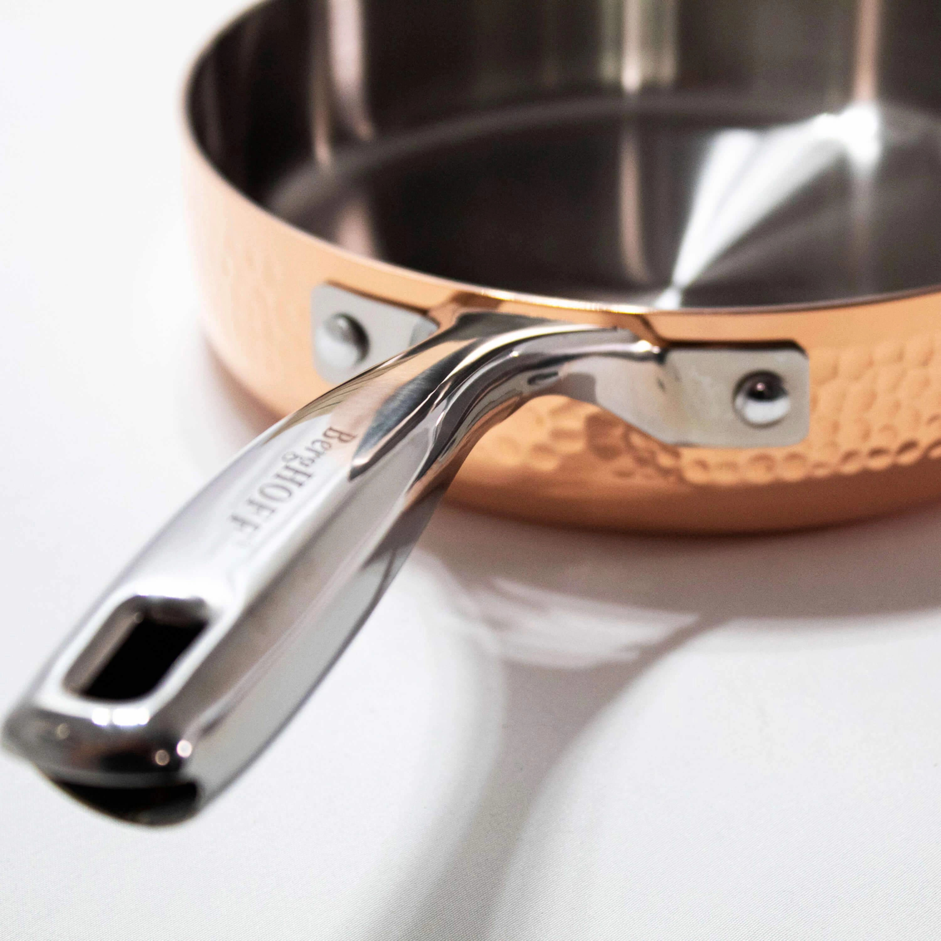 BergHOFF Vintage Collection 10Pc Copper Cookware Set, Hammered