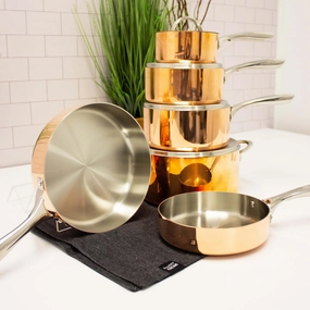 BergHOFF Vintage Style 15pc Copper Cookware Set with Utensils Cookware holiday sale