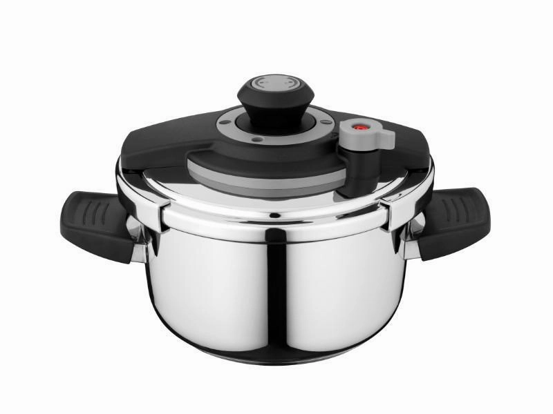 BergHOFF Vita 4Pc Stainless Steel Pressure Cooker Set 7.4Qt & 4.2Qt