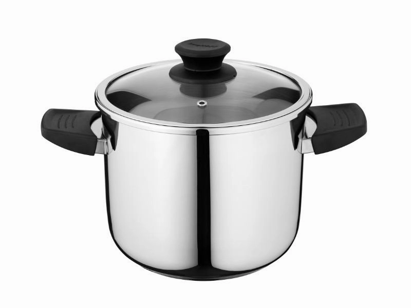 BergHOFF Vita 4Pc Stainless Steel Pressure Cooker Set 7.4Qt & 4.2Qt