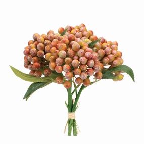 Berry Bundle (Set of 2) 11.5"H Styrofoam/Polyester Faux Florals cheap bouquet decor