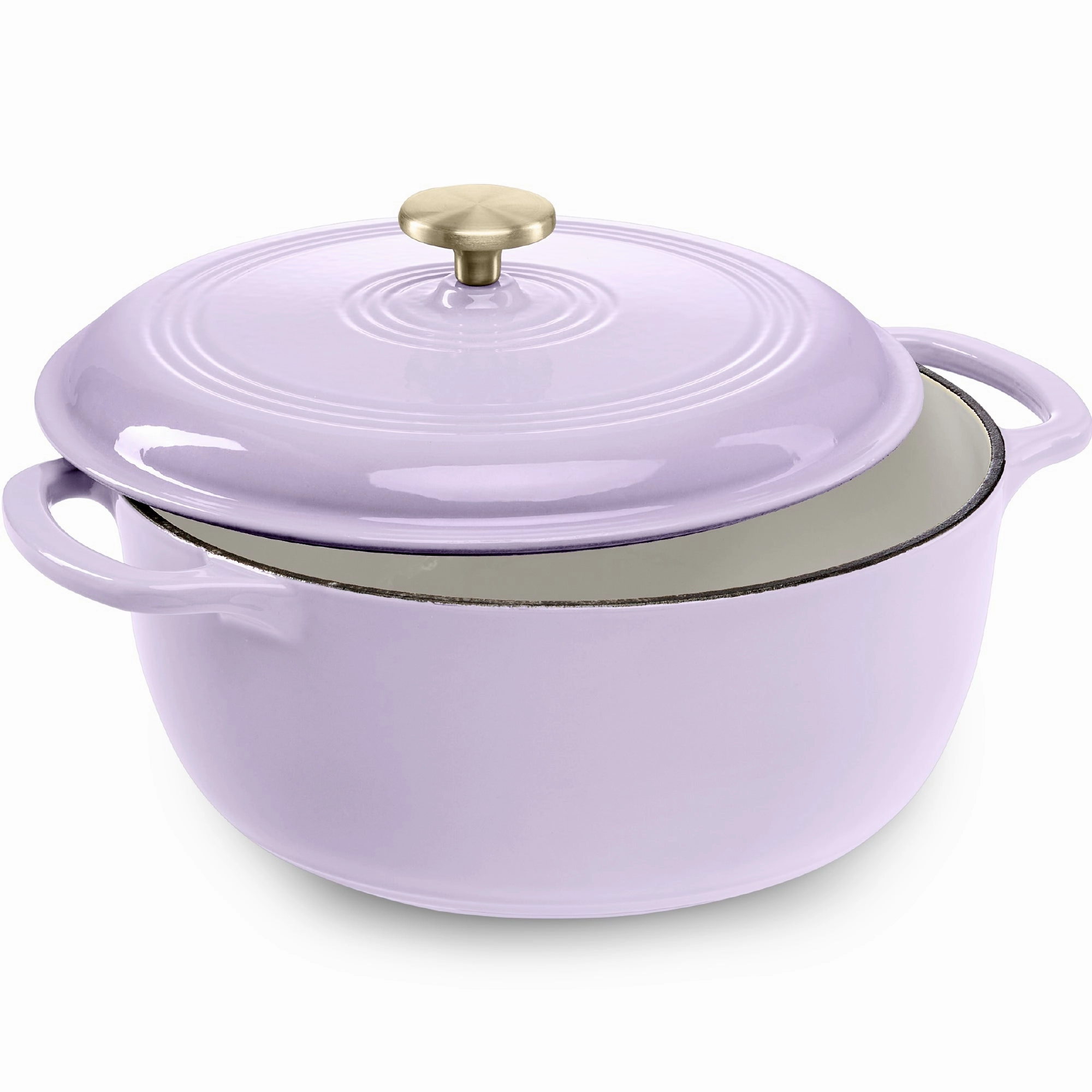 Best Choice Products 6 Quart Enamel Cast-Iron Dutch Oven, Heavy-Duty Cookware w/ Dual Handles, Lid