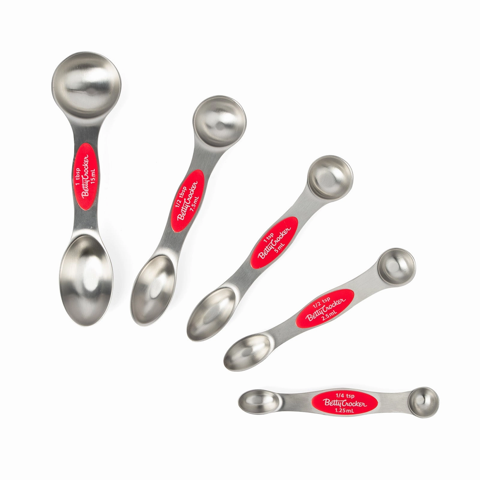 Betty Crocker5 Piece Stainless Steel Measuring Spoons Set