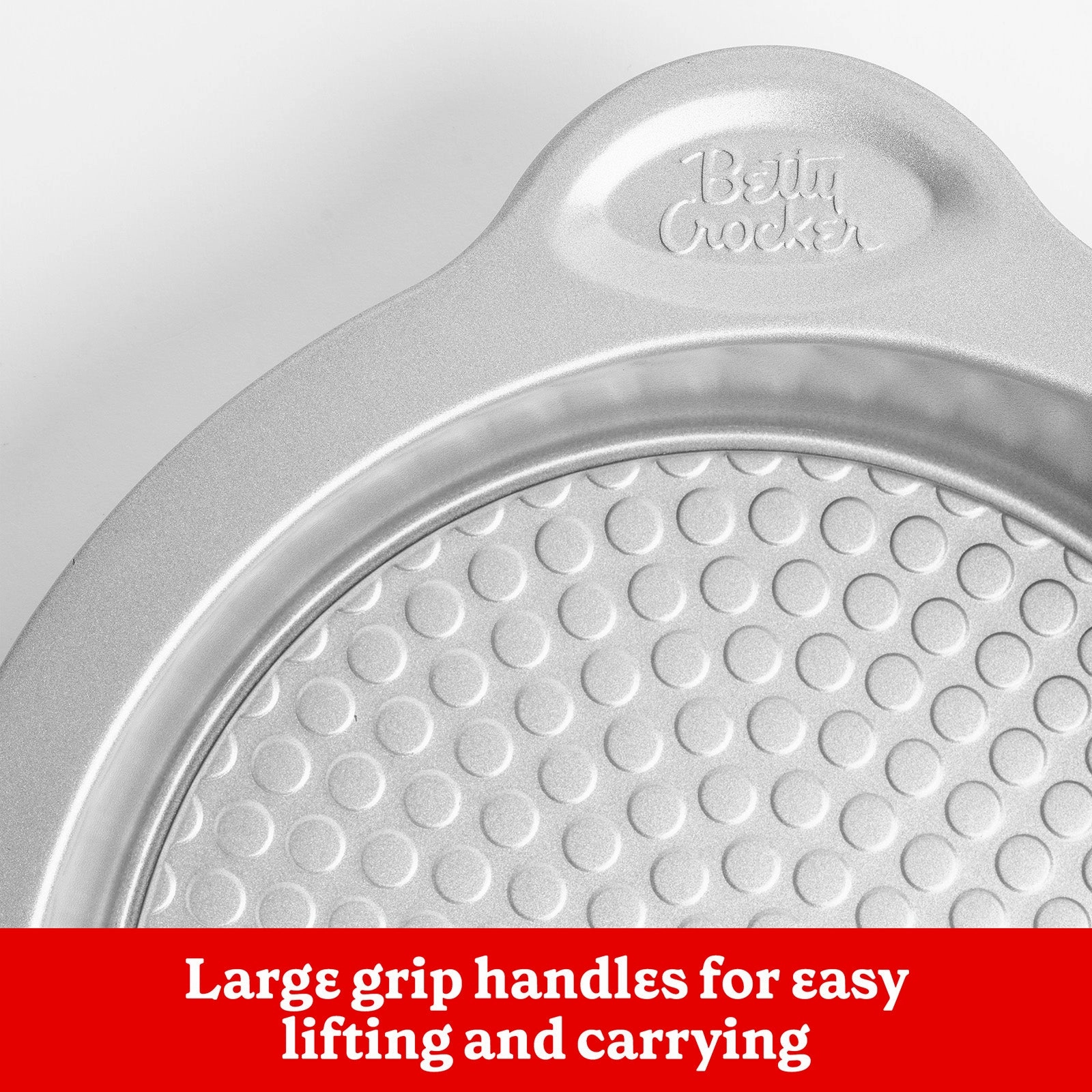 Betty CrockerCarbon Steel 12.5 x 10.5 x 2 Inch Round Cake Pan