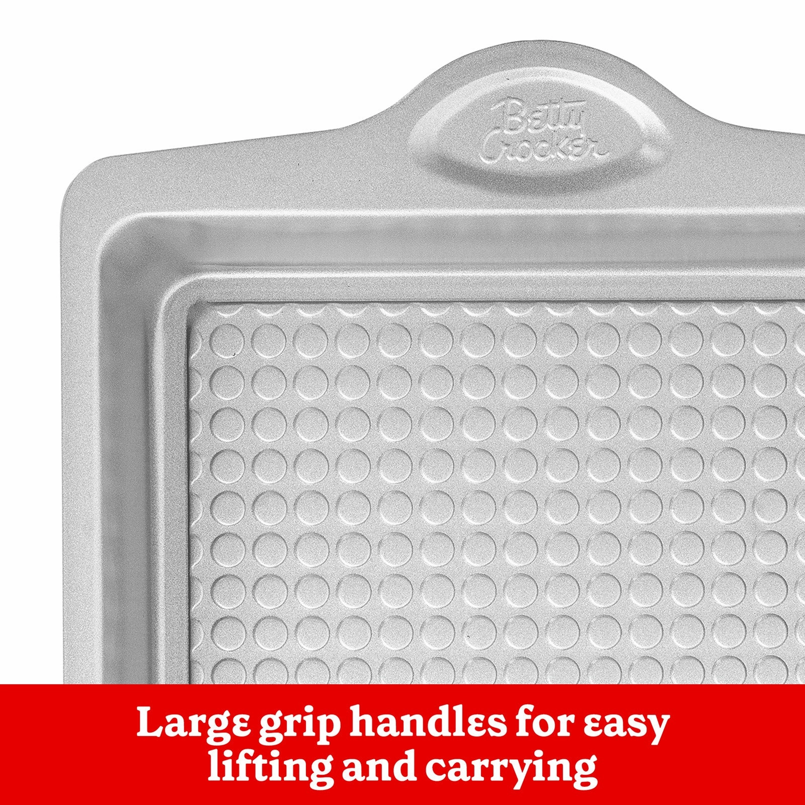 Betty CrockerCarbon Steel 12.5 x 10 x 2 Inch Square Cake Pan