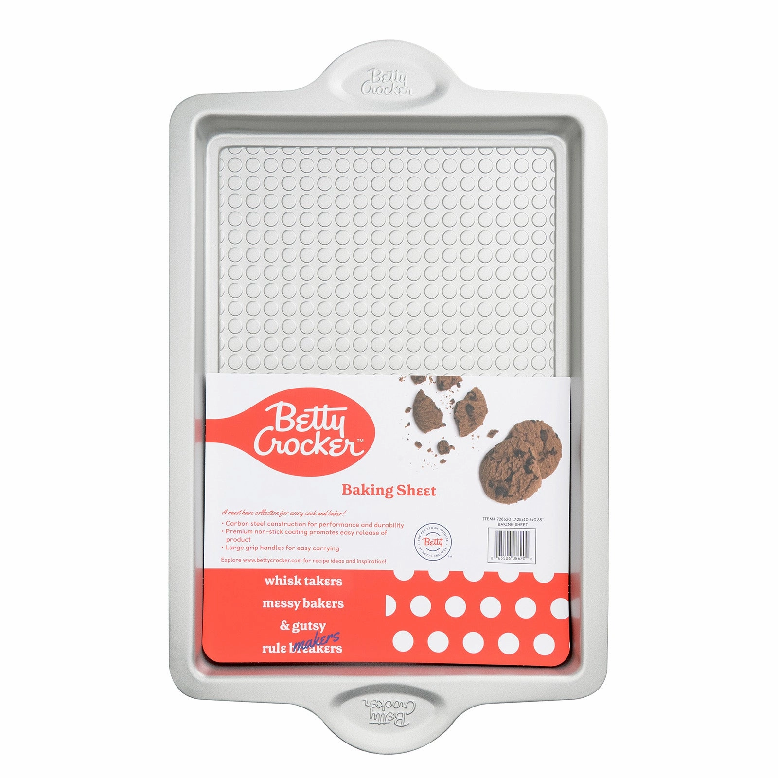 Betty CrockerCarbon Steel 17 x 10.5 x 1 Inch Cooking Sheet Bakeware online promo
