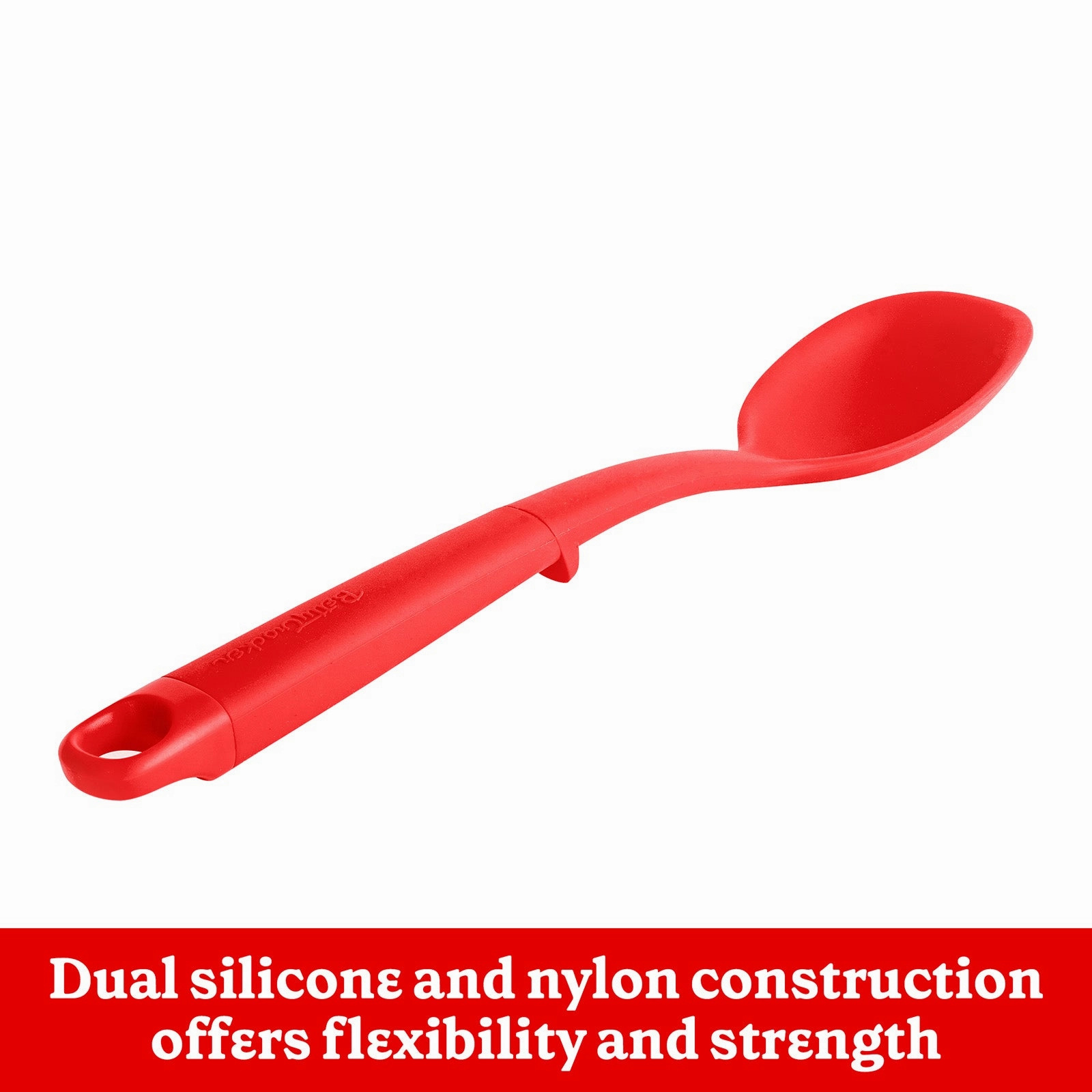 Betty CrockerSilicone 13 Inch Spoon, Red