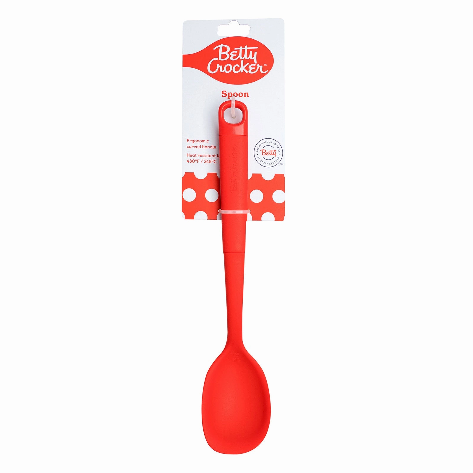 Betty CrockerSilicone 13 Inch Spoon, Red Cooking Tools & Accessories kitchen gear sale